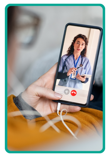 a person using a mobile phone to find a doctor